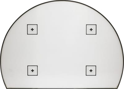 Atmosphera Alice Metalen Wandspiegel - 90x65cm - Zwart