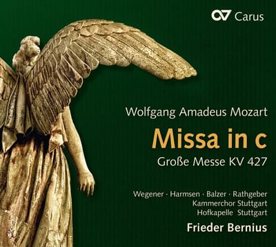 Sarah Wegener, Sophie Harmsen, Colin Balzer, Felix Rathgeber, Kammerchor Stuttgart, Hofkapelle Stuttgart, Frieder Bernius - Mozart: Great Mass In C Minor (CD)