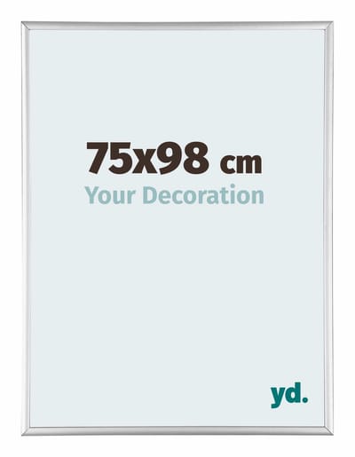 Your Decoration - Puzzellijst 75x98 cm - Zilver Hoogglans - Puzzellijst 1500-2000 stukjes - Aluminium Fotolijst - Kent