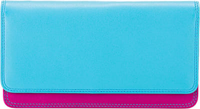 MyWalit MyWalit Portemonnee Dames - Ritsportemonnee - Leer - Blauw