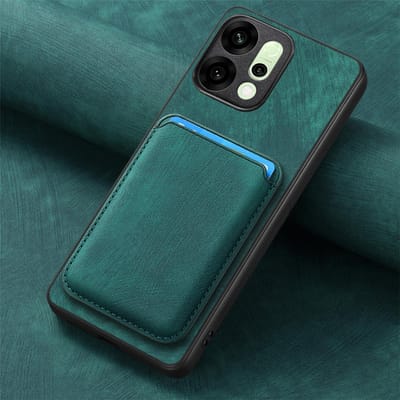 For  Leather Case for Reno 14 Pro Reno14 G Magnetic Detachable 2 in 1 Wallet Card Pocket Cover for OPPO Reno 12 13 FS For Reno 14