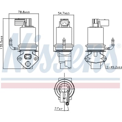 EGR-klep NISSENS 98201