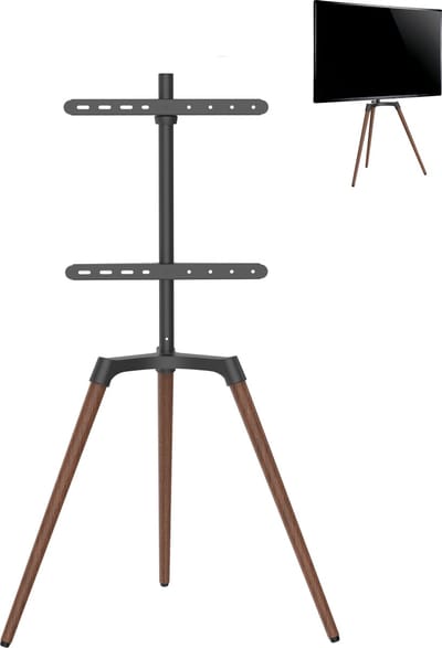 Tv beeldscherm standaard statief schilders ezel design studio - draaibaar - tot 65 inch