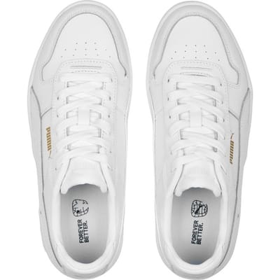 PUMA Carina Street Dames Sneakers - PUMA White-PUMA White-PUMA Gold