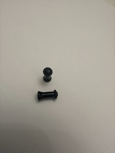 Piercing earplug hoornvormig zwart 6G | Make up | Parfum | Moederdag | Verjaardagscadeau| Cadeautje| Valentijnsdag| Kado | sieraden | vaderdag | oorbellen | oorsieraden