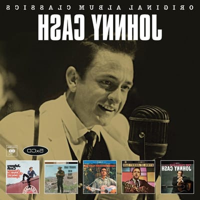 Johnny Cash Album Classics - Muziekbox Set - Muziek Luisteren - Originele Uitgaven - 5 Disks - Niet gespecificeerd
