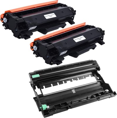 KATRIZ® Huismerk Drum DR2400 + 2x Toner TN2420/TN2410 – Compatible voor Brother HL-L2350DW, DCP-L2530DW, MFC-L2710DN e.a. – Hoge Capaciteit – Alternatief voor originele cartridges