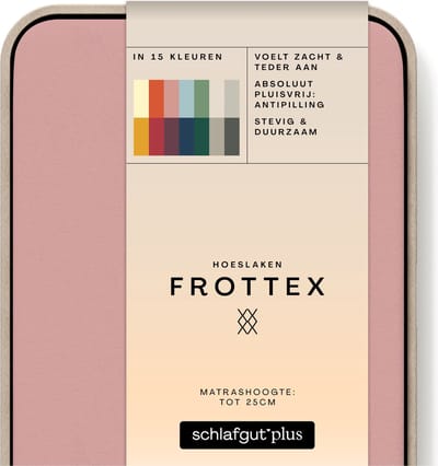 schlafgut Frottex Hoeslaken S - 90x190 - 100x200 154 Purple Mid