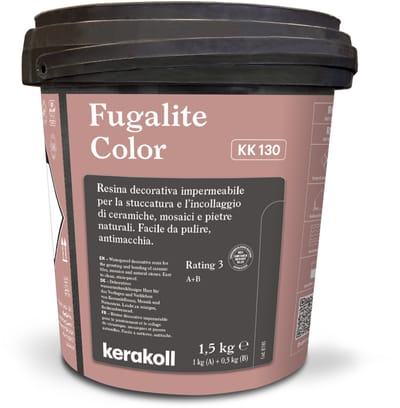 Kerakoll Fugalite Epoxy Voegmiddel KK130 - Kleur 130 Bruin - 1,5 kg Voegmortel voor Tegels & Natuursteen - Verkrijgbaar in 50 Kleuren - Greenbuild rating 4