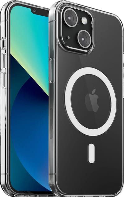 iTech Hoesje geschikt voor iPhone 13 - geschikt voor MagSafe Transparant anti shock - crystal edition