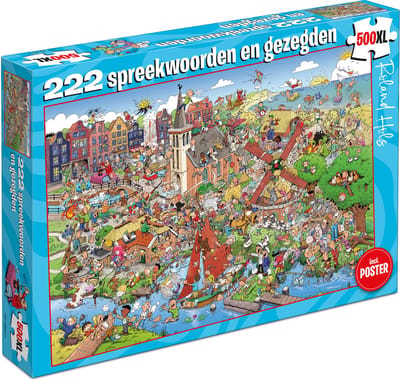 222 Spreekwoorden en Gezegden - Roland Hols - Tucker's Fun Factory Legpuzzels 500 XL stukjes