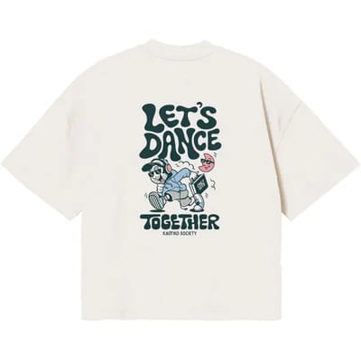 T-shirt van biologisch katoen Kaotiko Lest's Dance