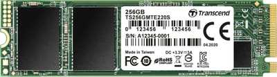 Transcend 220S NVMe/PCIe M.2 SSD 2280 harde schijf 256 GB M.2 NVMe PCIe 3.0 x4