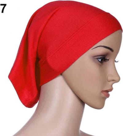 Hiden - Hijab – Hoofdband –Hoofddoeken Dames - Muts Dames – Islamitische Kleding – Vrouwen - Zonwering - Rood