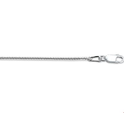 Zilveren Fantasiecollier slang rond 1.4mm - 41+4 cm