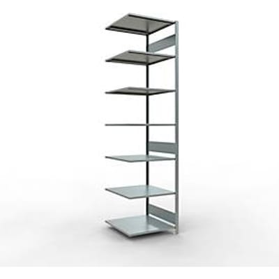 SCHULTE Lagertechnik - Aanbouwsysteem zonder schroeven - 3000x 750x800 mm, type 150 kg