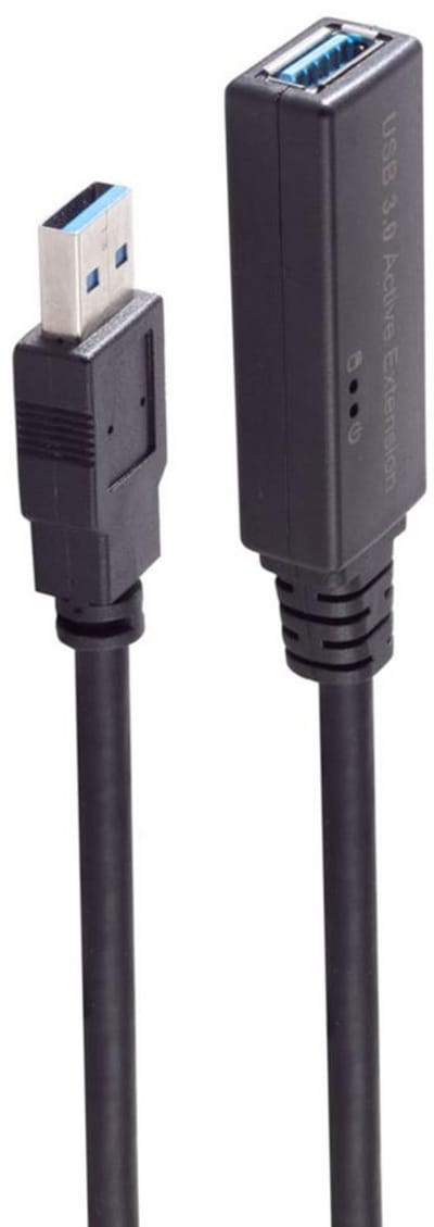 shiverpeaks BS13-39055 USB-kabel USB 3.2 Gen 1 (3.1 Gen 1) 5 m USB A Zwart