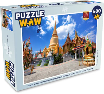 Puzzel Thailand - Paleis - Azië - Legpuzzel - Puzzel 500 stukjes