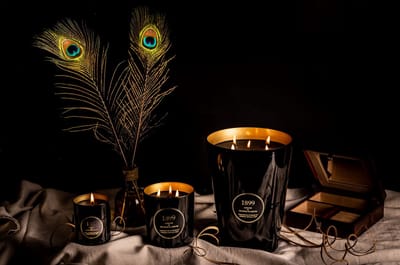 Cereria Mollà 1899 - Gold Edition Geurkaars - Ginger & Orange Blossom - 230 gram - 50 branduren