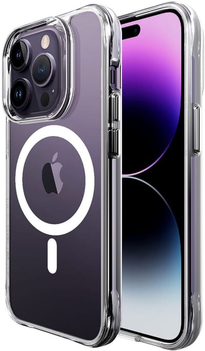 Buddi Core - Hoesje Geschikt voor Apple iPhone 14 Pro - Compatibel met MagSafe - Back Cover met Magneet - Doorzichtige Telefoonhoes - Beschermhoes - Transparant