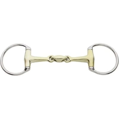 Olijfbit voor paarden met dubbele breuk Kavalkade KavalBit 12 mm