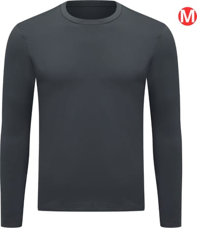 Bovista Thermokleding - Thermoshirt - Thermo - Voor Heren - Shirt - Donker Grijs - Maat M