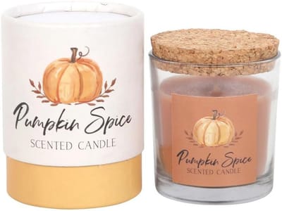 Grote Pumpkin Spice Geurkaars voor Ontspanning en Sfeer