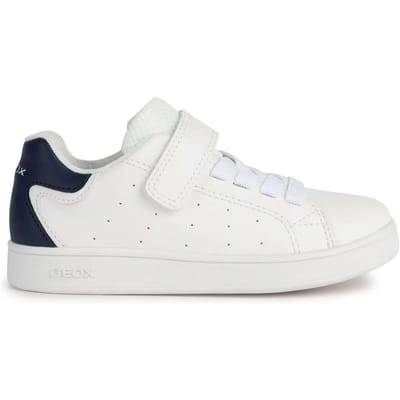 GEOX ECLYPER TIENERS Sneakers - WIT/NAVY BLAUW - Maat 35