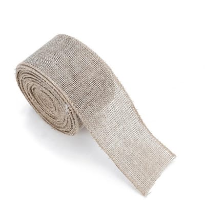 Cosensi- Kerstband 2 meter - Decoratielint - Jute band - Imitatielinnen - Strikken voor Kerstmis - Rood/zwart rooster - Handgemaakt