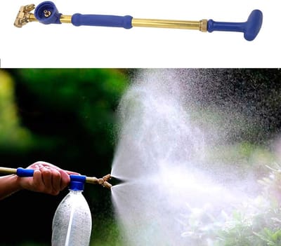 Tuinsproeier Koper - Verstelbare Sproeikop - Planten Water Geven - Dubbele Spuitmodi - 36.7 X 6.7 Cm
