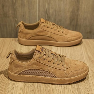 Nieuwe Heren Lente Herfst Sportschoenen Trendy Skateboard Schoenen Antislip Duurzaam Zachte Zool Casual Sneakers 44 brown