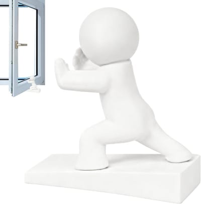 Decoratieve Deurstopper - Deurwig Antislip - Voorkomt Deurschade - Krasbestendige Constructie - 122 x 12 x 12 cm - Niet gespecificeerd
