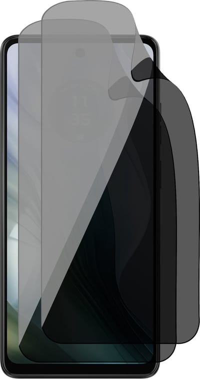 Privacy Screenprotector geschikt voor Motorola Moto E14 / G04 / G24 - 2x FlexGuard Screen Protector