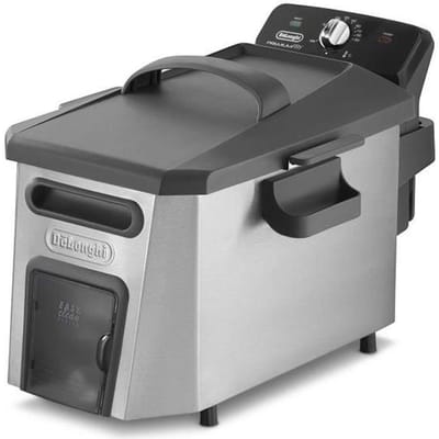 DELONGHI F44510CZ FamilyFry semi-professionele elektrische friteuse - Roestvrij staal