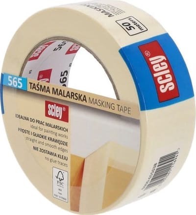 Scley 565 Afplaktape 38 mm x 50 m - Perfect voor schilderwerkzaamheden