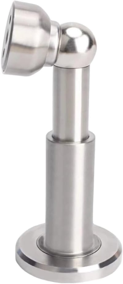 Magnetische Deurstopper - Deurvanger Deurhouder - Deur Open Houden - Extra Sterke Magneet - 5 x 9.1 cm - Zilver