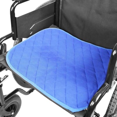 Stoelbeschermers voor Incontinentie 5 Lagen Washable Rolstoelen Wasbare Onderleggers voor Incontinentie Blauw - Made in Europe incontinentie onderlegger