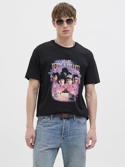 Jack & Jones T-shirts Stranger Things Bedrukt T-shirts