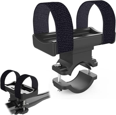 Verstelbare Fietslamp Clip, Universele Houder voor Fietslampen, Geschikt voor Mountainbikes en Stadsfietsen, Ideaal voor Veilig Fietsen in het Donker