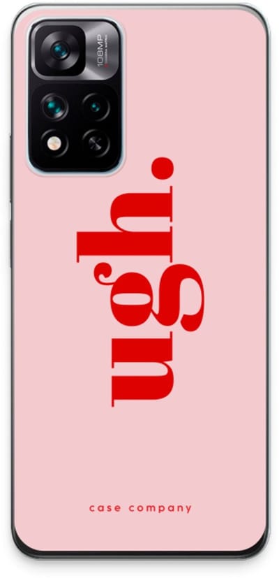 Case Company® - Hoesje geschikt voor Xiaomi 11i hoesje - Ugh - Soft Cover Telefoonhoesje - Bescherming aan alle Kanten en Schermrand