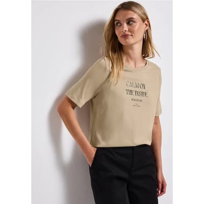 Zacht shirt met tekst