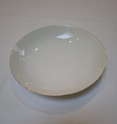 Rosenthal Thomas Medaillon goud diep bord 23 cm Glansgoldband 2 mm