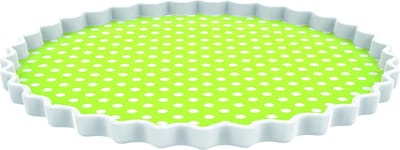 Zak!Designs Gebaksbord Dotty - Rond - Ø 20 cm - Groen