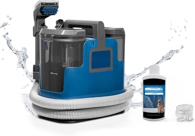 AHD® Vlekkenreiniger - Vlekkenreinigers - Tapijtreiniger Machine - Vlekkenreiniger Bank - Blauw/Zwart - 34cm x 23cm x 36cm