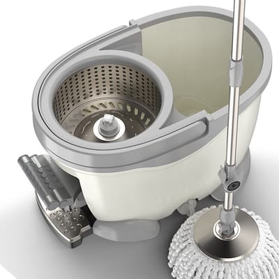 Dweil - Dweilsysteem - Vloerwisser - Emmer met wringer - dweil, emmer, Handy Mop - Dweilsysteem - Vloerwisser - Emmer met wringer -