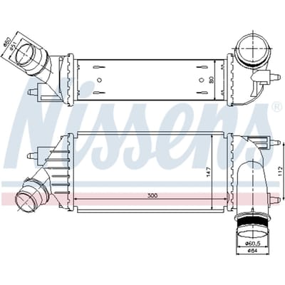 Intercooler NISSENS 96467