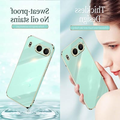 Ultra-dunne en elegante beschermcase voor OnePlus Nord 4 van flexibel TPU-silicone, schokbestendig met glinsterende coating en Phnom Penh ontwerp, groen