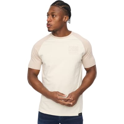 Crosshatch Heren T-shirt van katoen met Bretsby-logo (Neutraal)