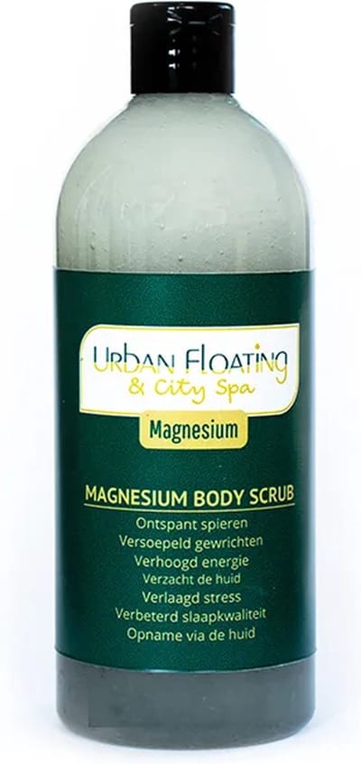 Pure Magnesium Body Scrub 500ml Voordeelverpakking – Met Keltisch Zeezout & 31% Magnesium – Natuurlijke Scrub voor Huidherstel & Spierontspanning