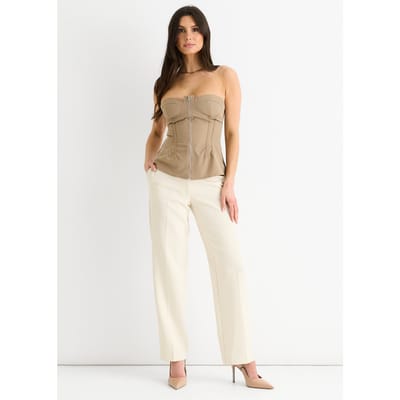 Stone Naad Detail Bandeau Top